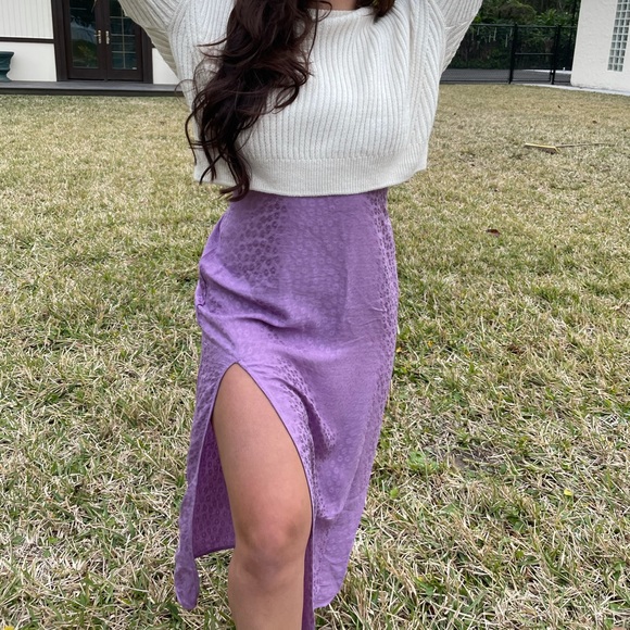 MOTEL ROCKS PURPLE MAXI DRESS - Picture 2 of 5